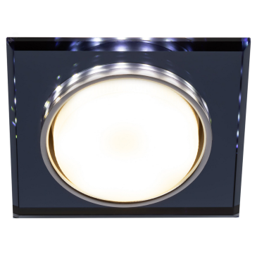 Светильник cо светодиодной подсветкой ЭРА DK LD50 BK 15 Вт, точечный, цоколь GX53, тип лампы LED, цветовая температура - 4000 K, IP20, цвет свечения - белый, цвет светильника - черный